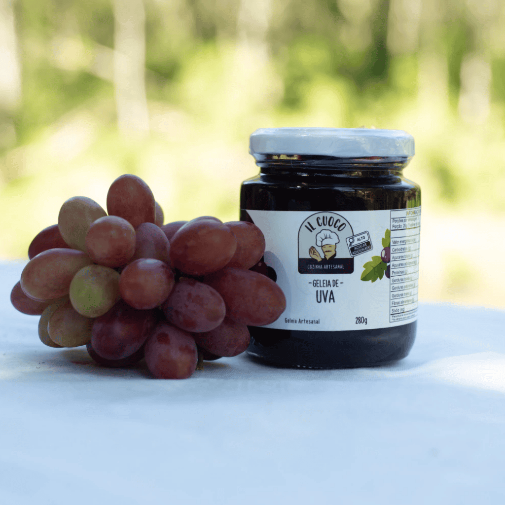 Geleia Artesanal de Uva - 280g - Il Cuoco