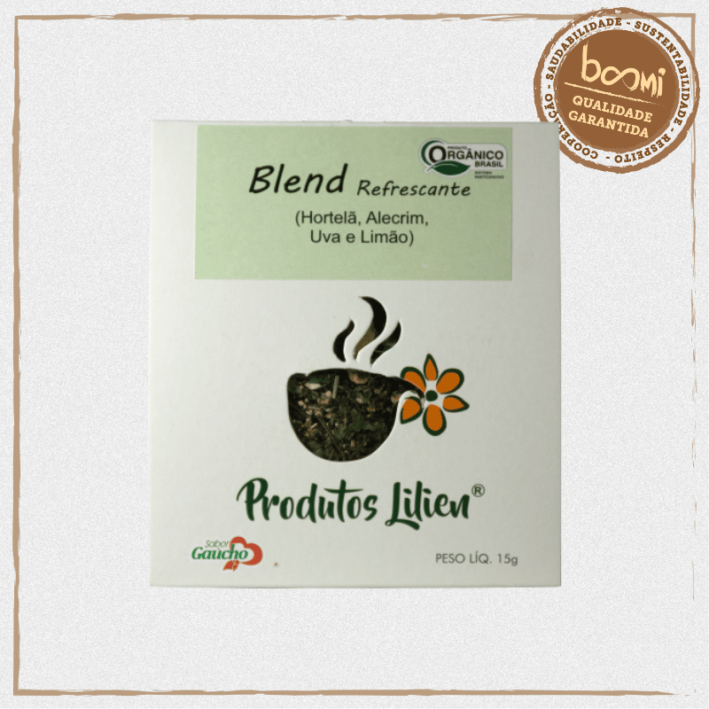 Blend Refrescante Hortelã/Alecrim/Uva - 15g - Sabor Gaúcho