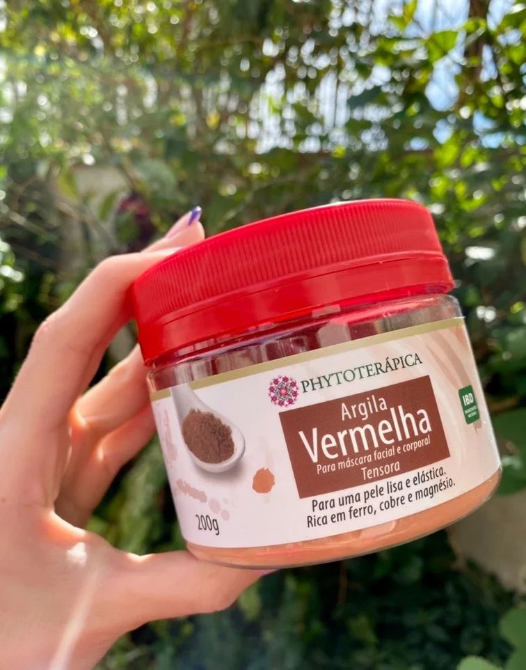Argila Vermelha Tensora - 200g - Phytoterápica