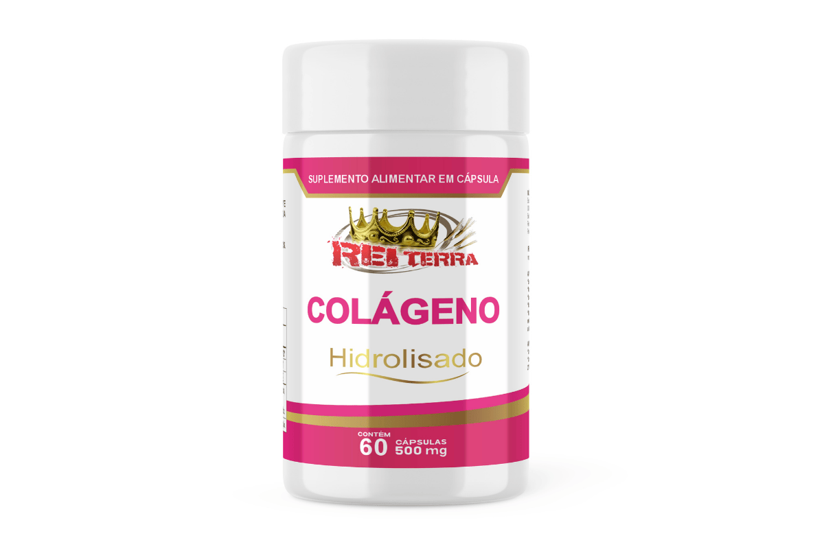 Colágeno Hidrolizado - 60 Cáps. - Rei Terra