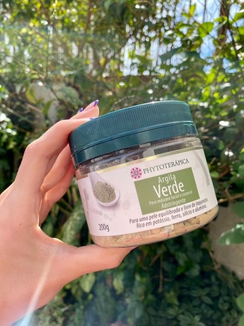 Argila Verde Adstringente - 200g - Phytoterápica