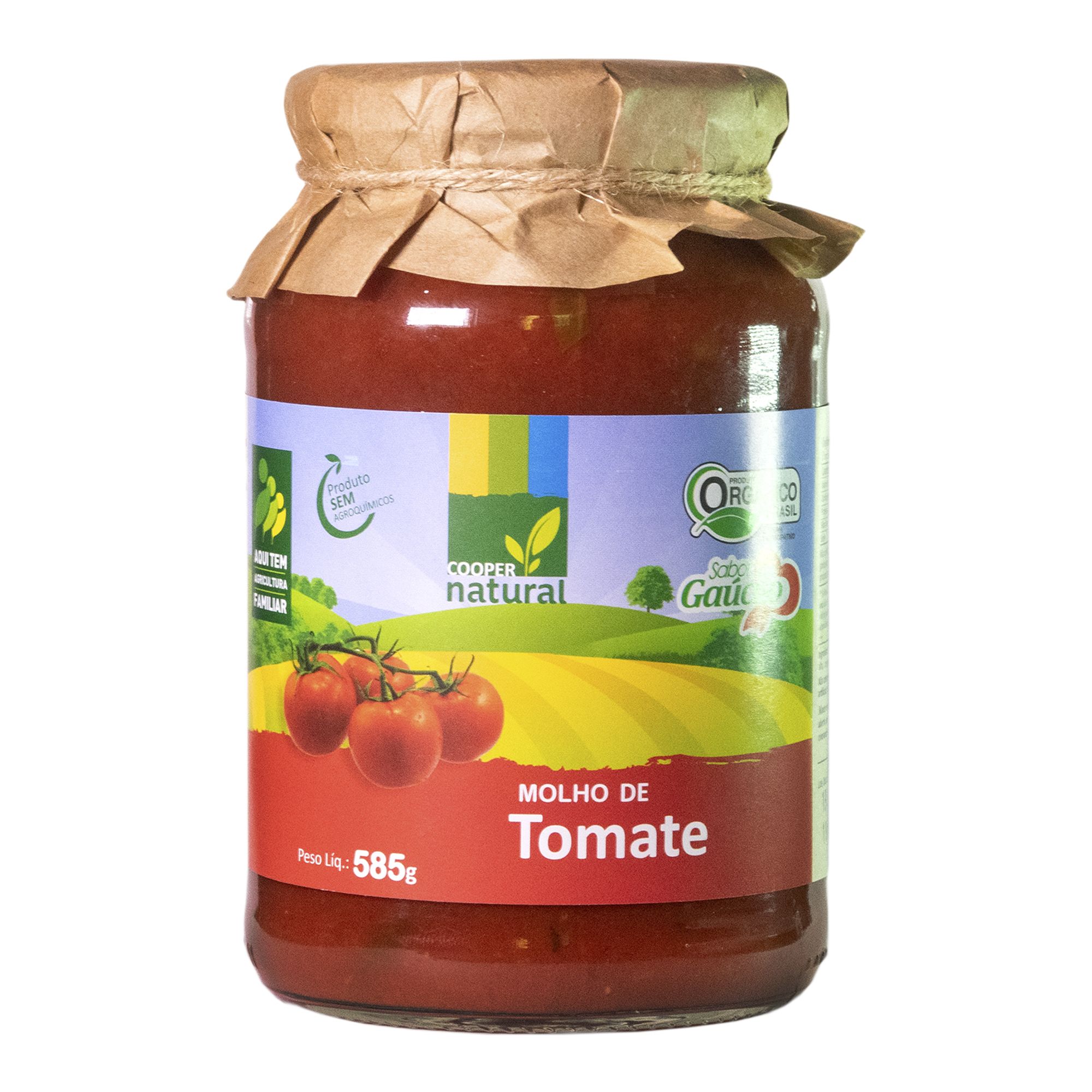 Molho de Tomate Gourmet - 585g - Coopernatural