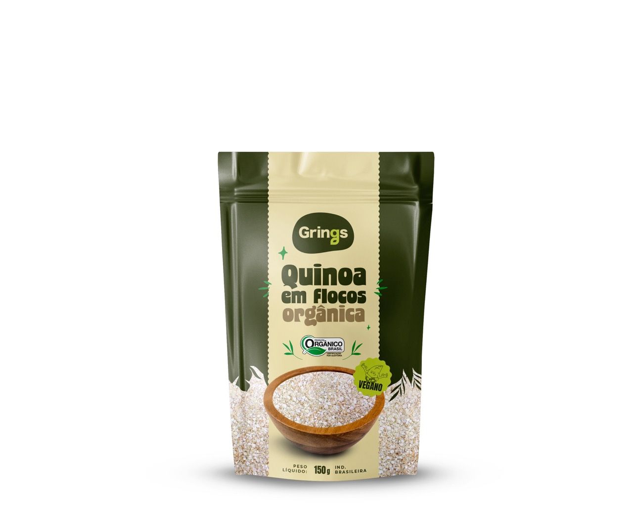 Quinoa em Flocos - Orgânica - 150g - Grings