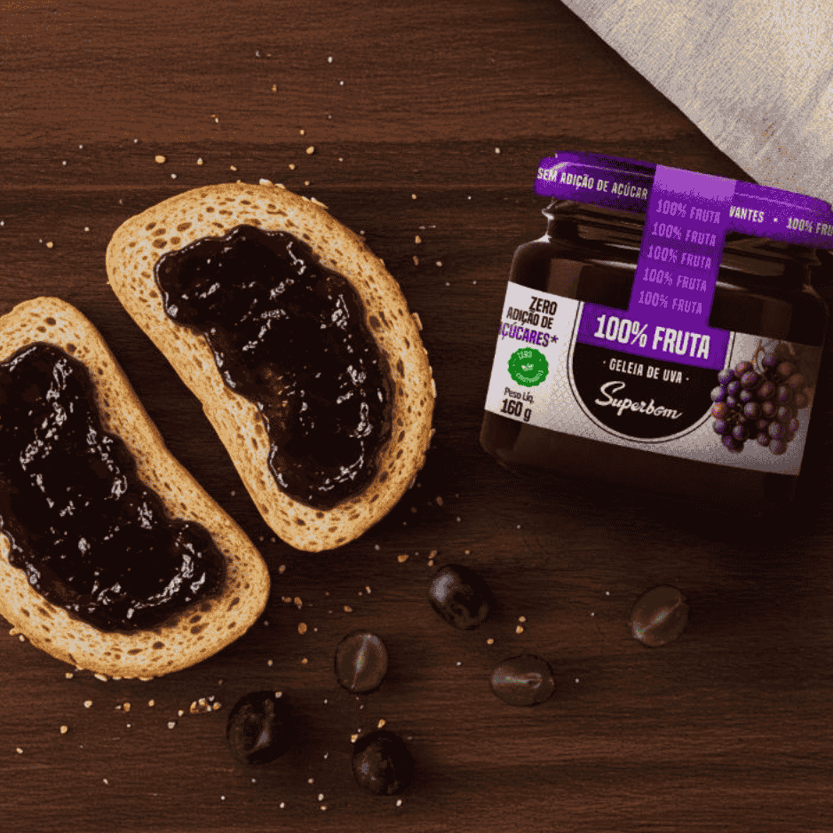 Geleia - Uva - 160g - Superbom