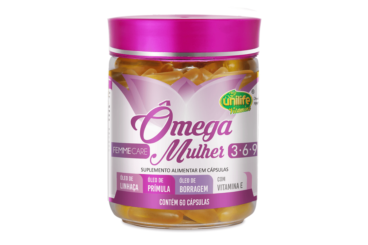 Ômega Mulher - Femme Care - 60 Cáps. - Unilife