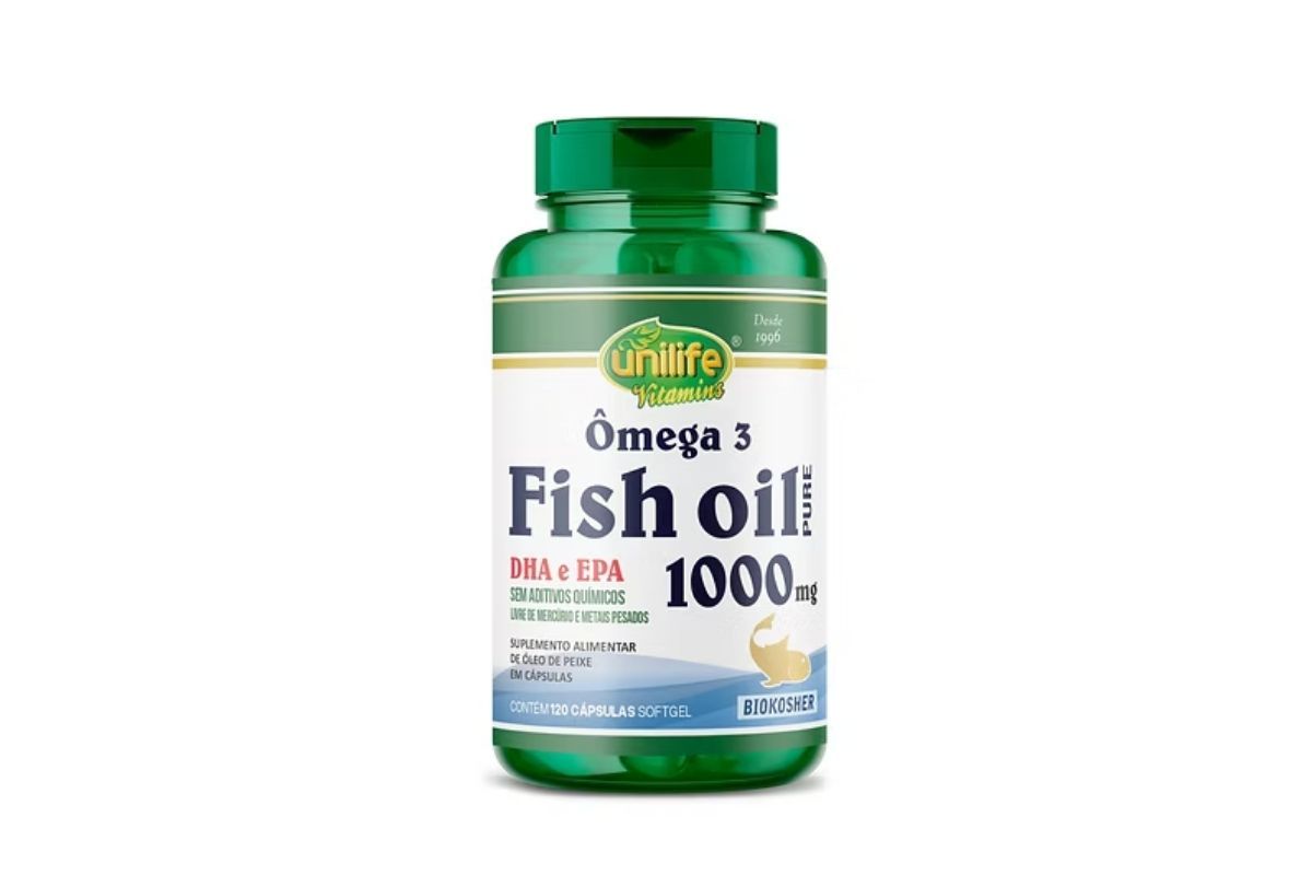 Ômega 3 - Fish Oil - 120 Cáps. - Unilife