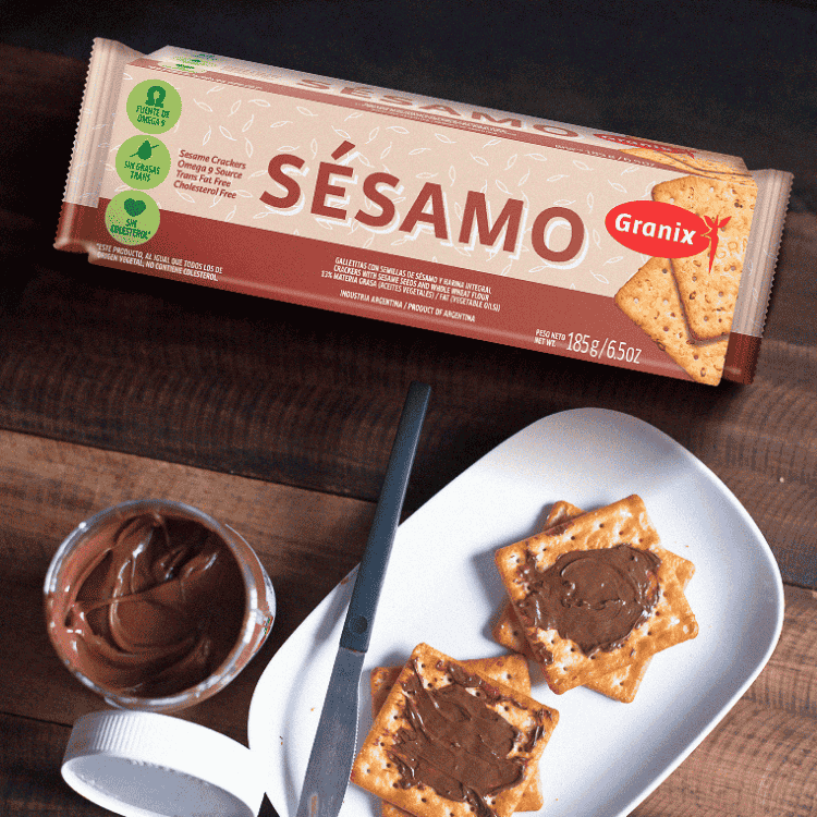 Biscoito Cream Cracker com Gergelim - 175g - Superbom