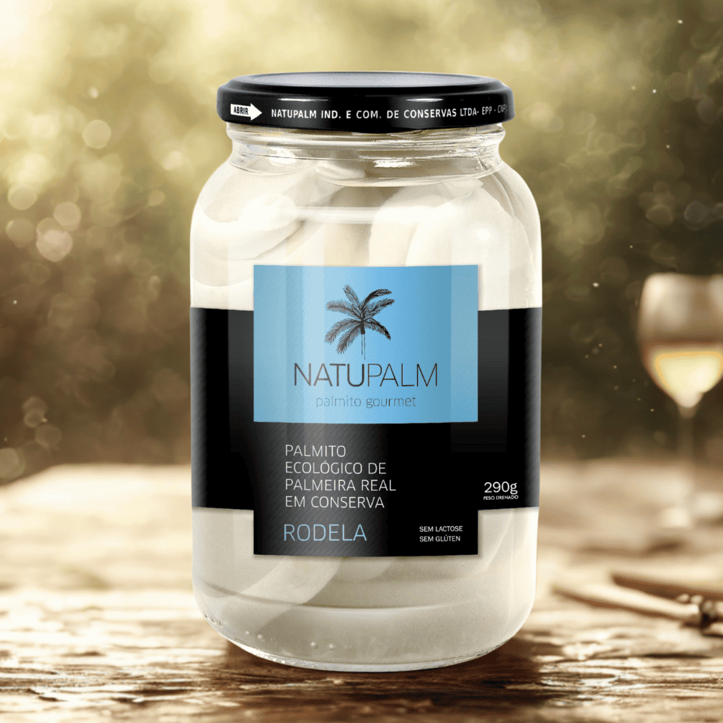 Palmito Palmeira Real Rodela - 290g - Natupalm
