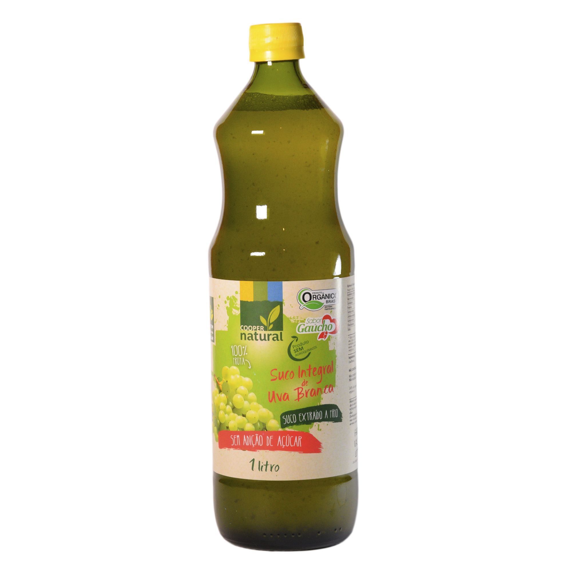 Suco de Uva Branca Niágara Integral - 1 Litro - Coopernatural