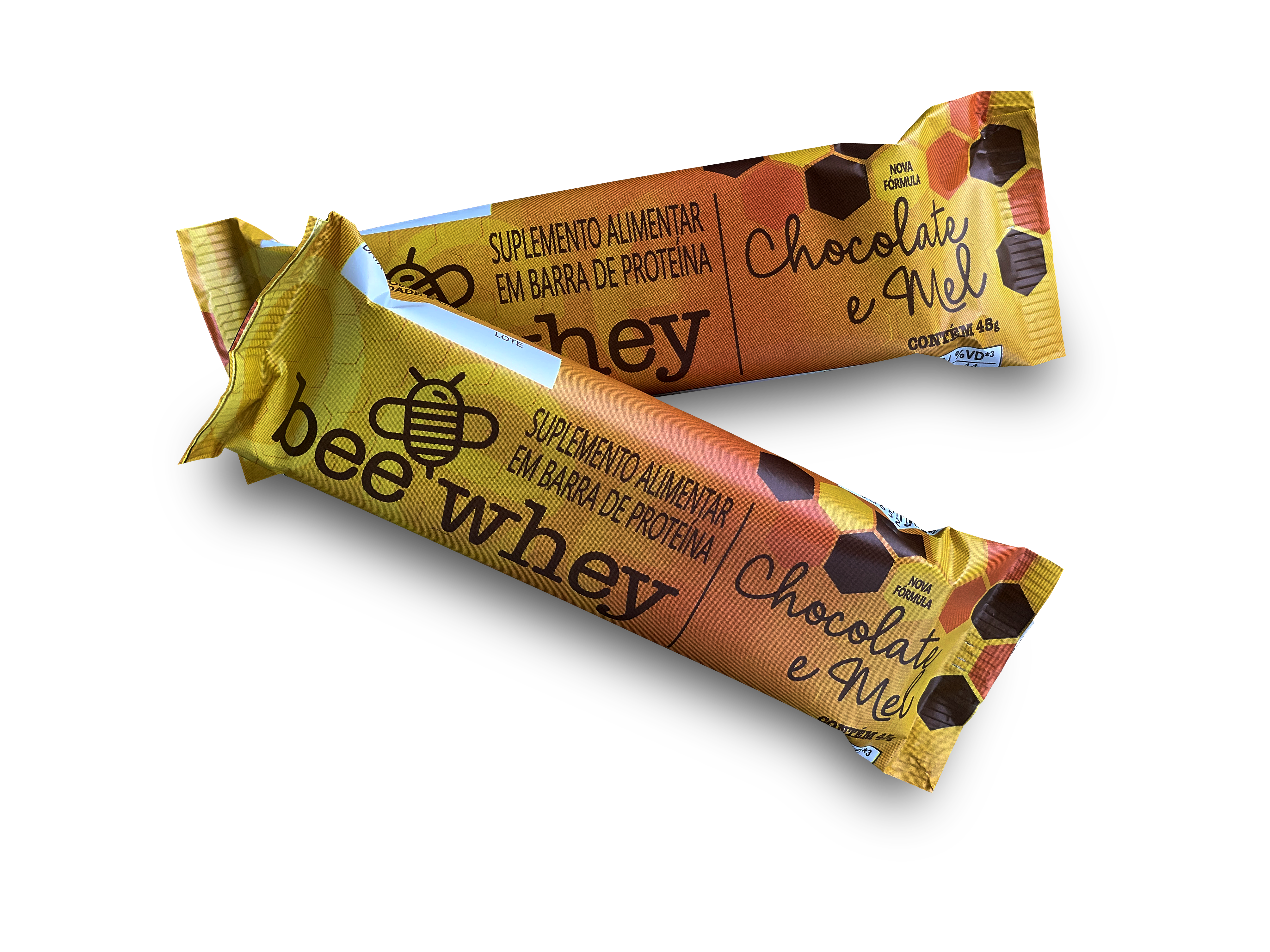 Barra de Proteína BeeWhey Chocolate e Mel