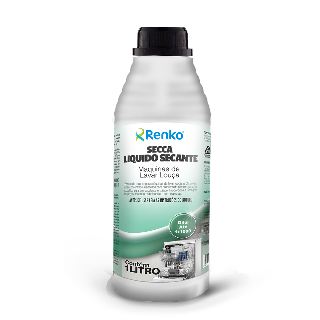 SECANTE LAVA LOUCA PROFISSIONAL SECCA 1L RENKO