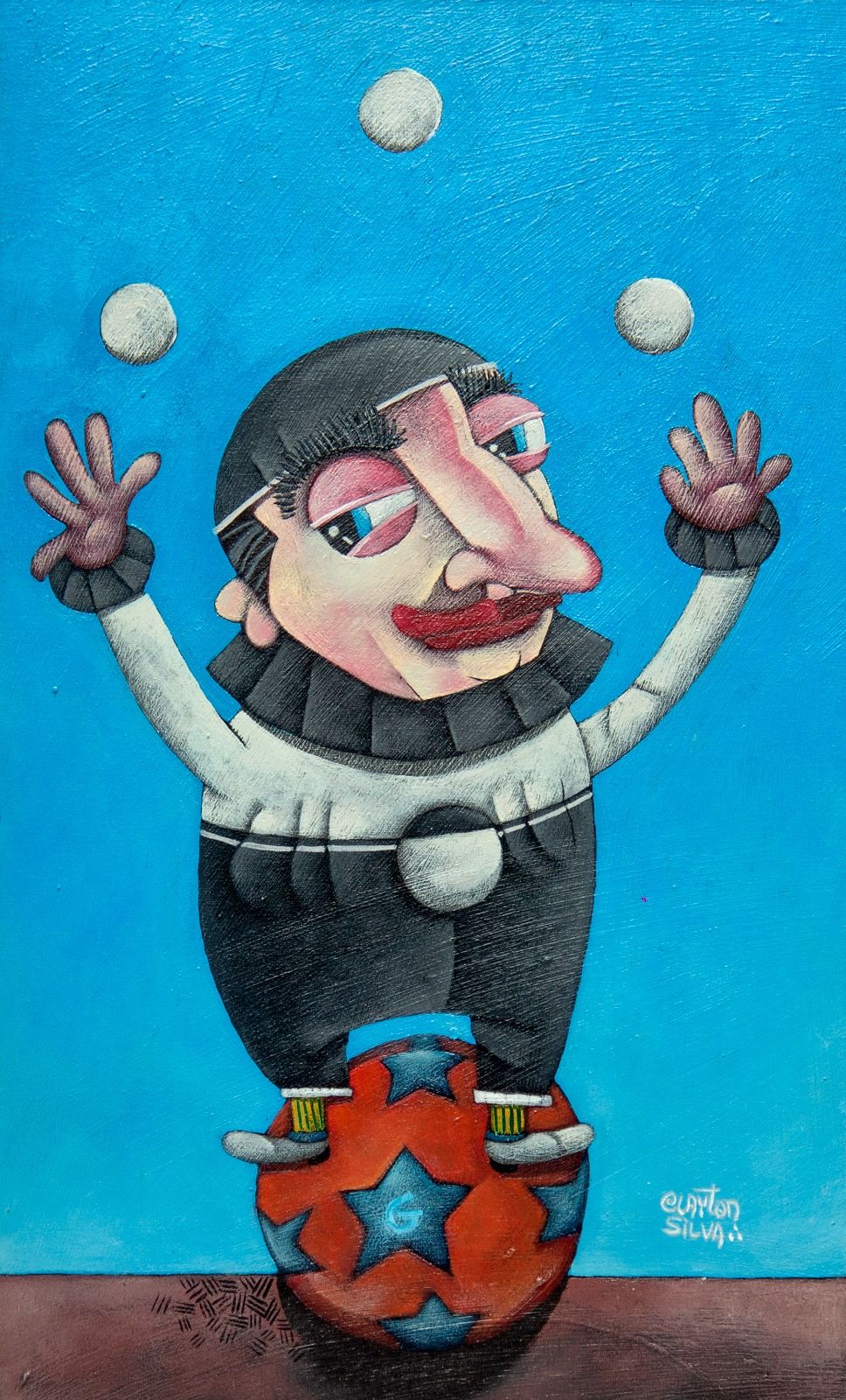 Clayton Silva - Equilíbrio - Óleo sobre tela - 50x30cm - a.n.v - 2016_com_moldura