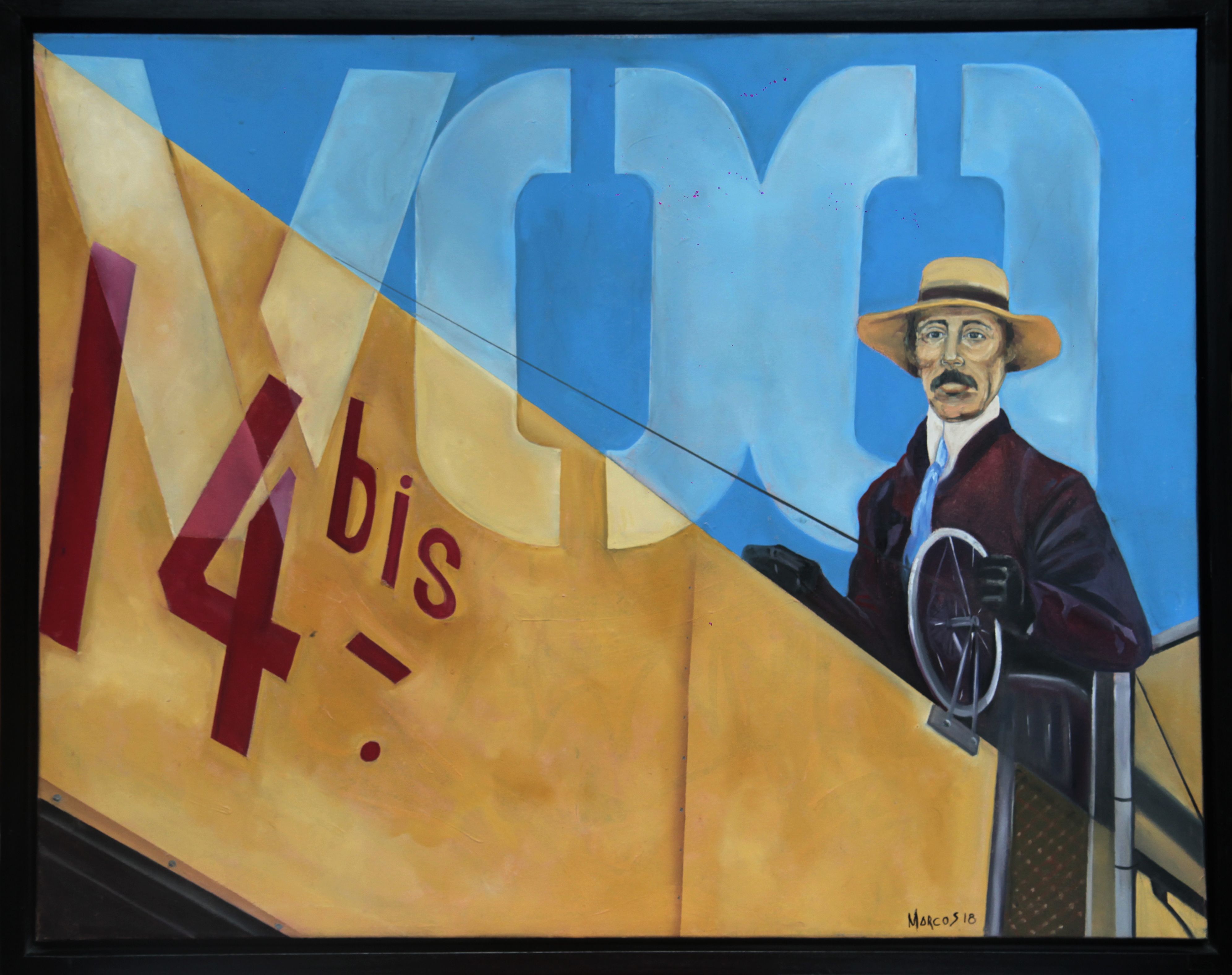 Marcos - 14 Bis - Acrílica sobre tela - 80x100cm - a.c.i.d