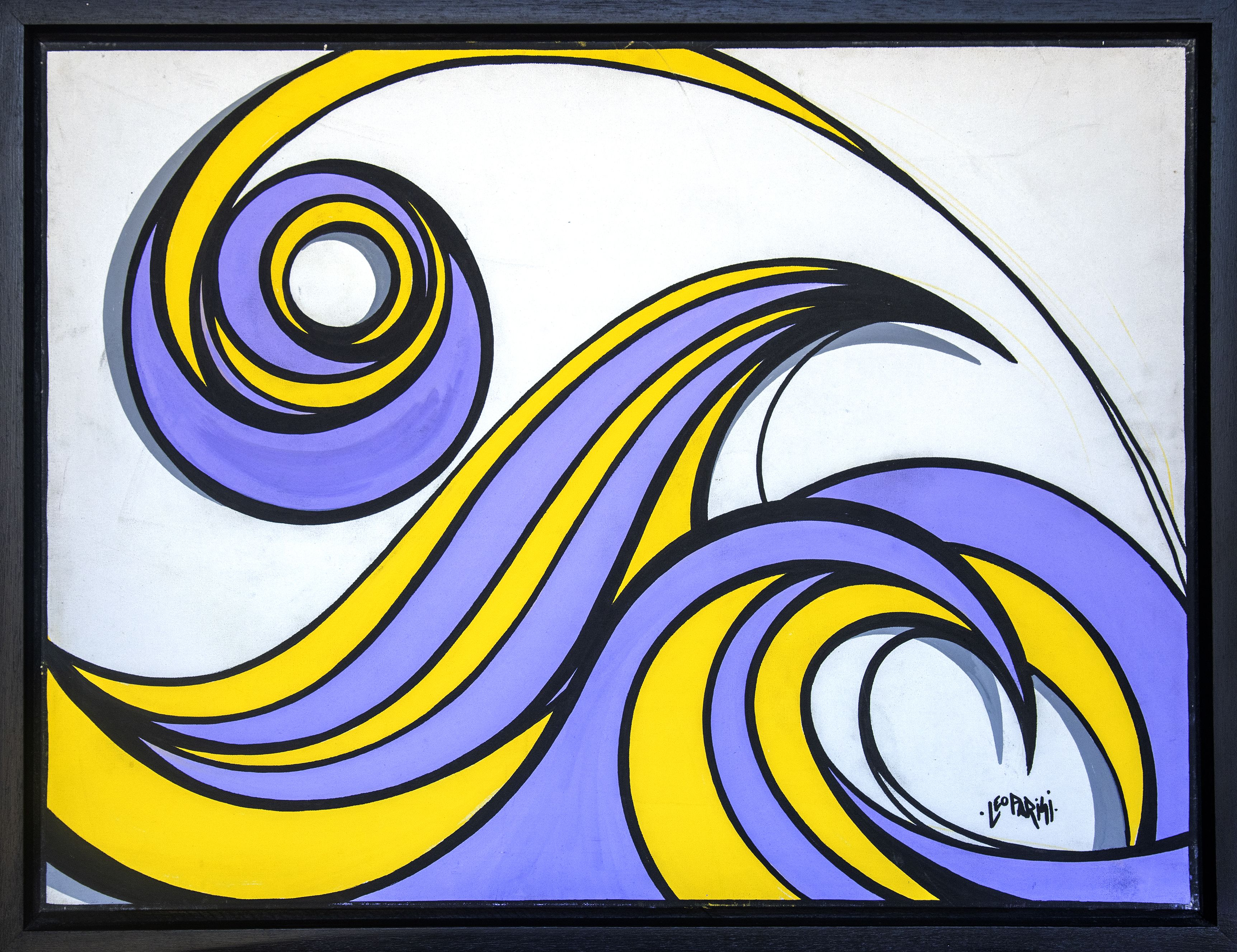 Leo Paris - Composição - Acrílica sobre tela - 60x80cm - a.c.i.d