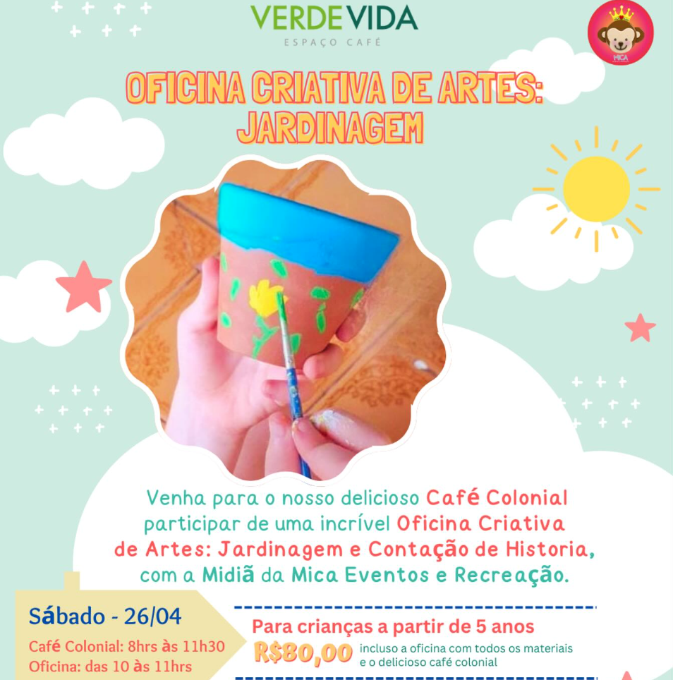 [26/04] Oficina criativa de jardinagem