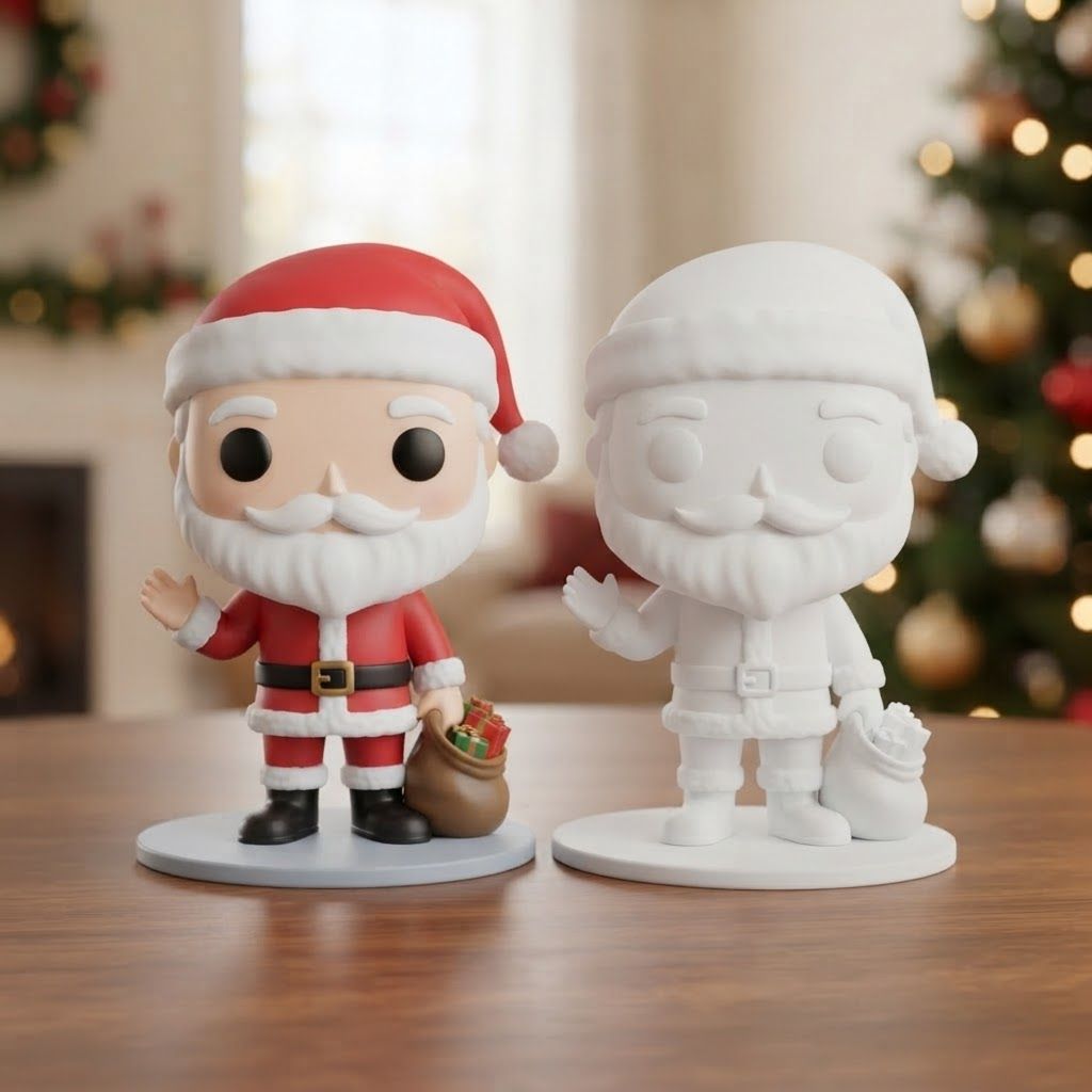 Bonequê Papai Noel (Natal)