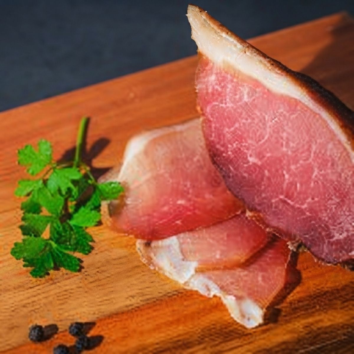 Culatello Presunto Parma Defumado - fatiado