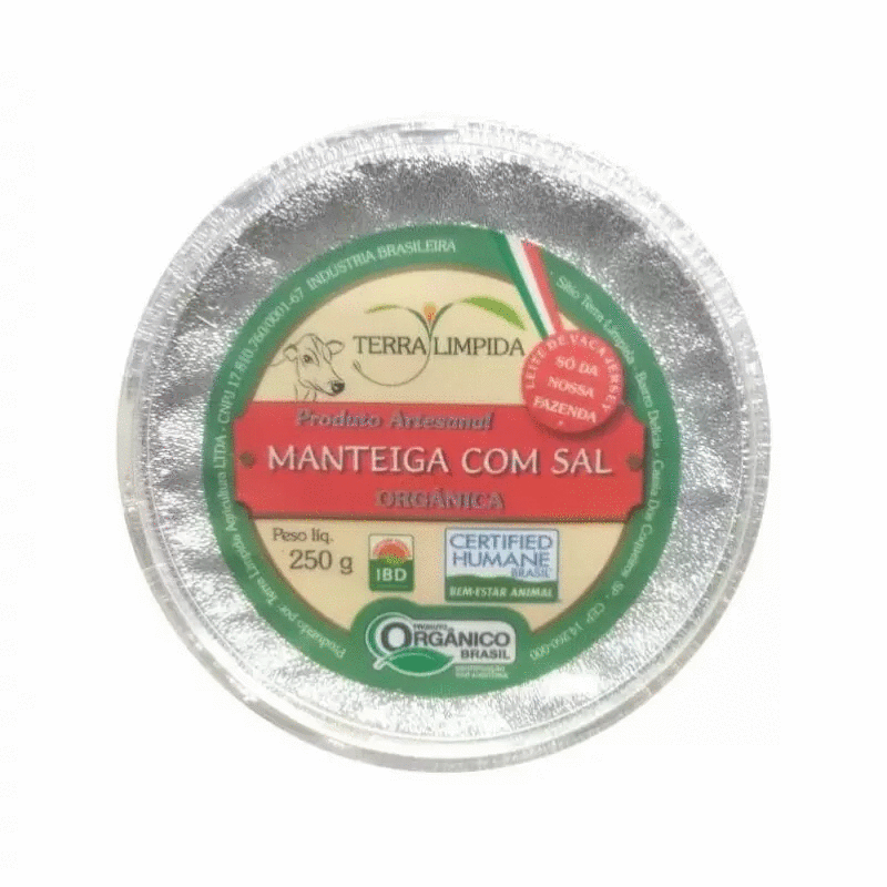 Manteiga Orgânica com Sall
