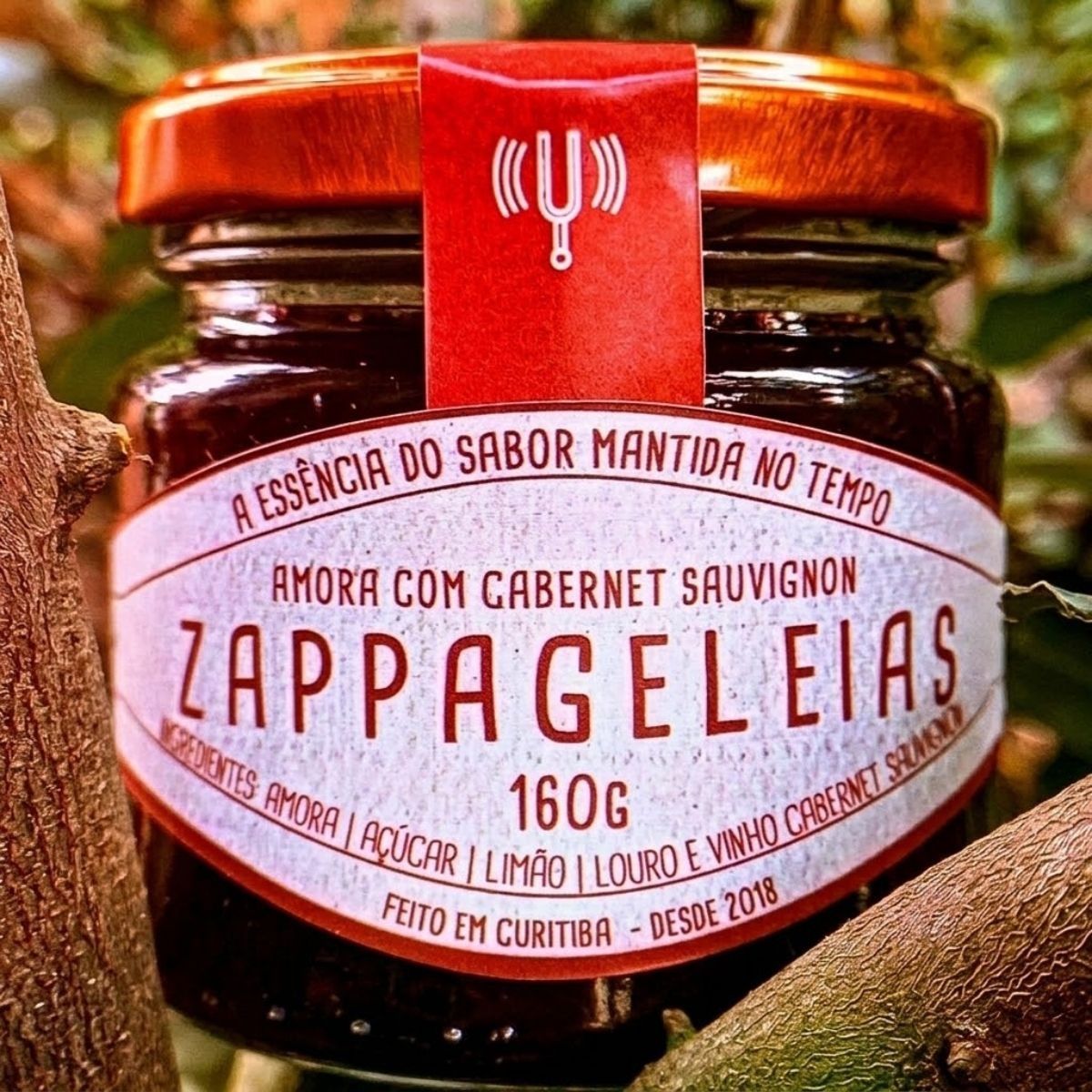 Geleia de Amora com Cabernet Sauvignon