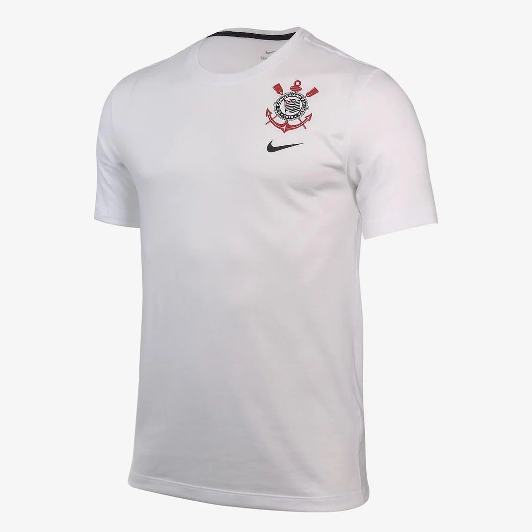 Camisa Corinthians Nike – Casual Branca Masculina