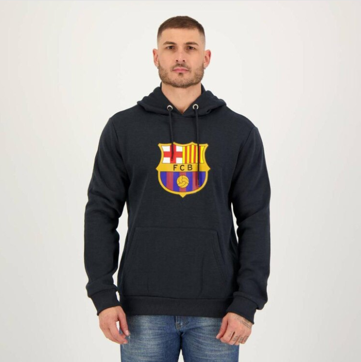 Moletom Canguru Barcelona – Conforto & Identidade Blaugrana