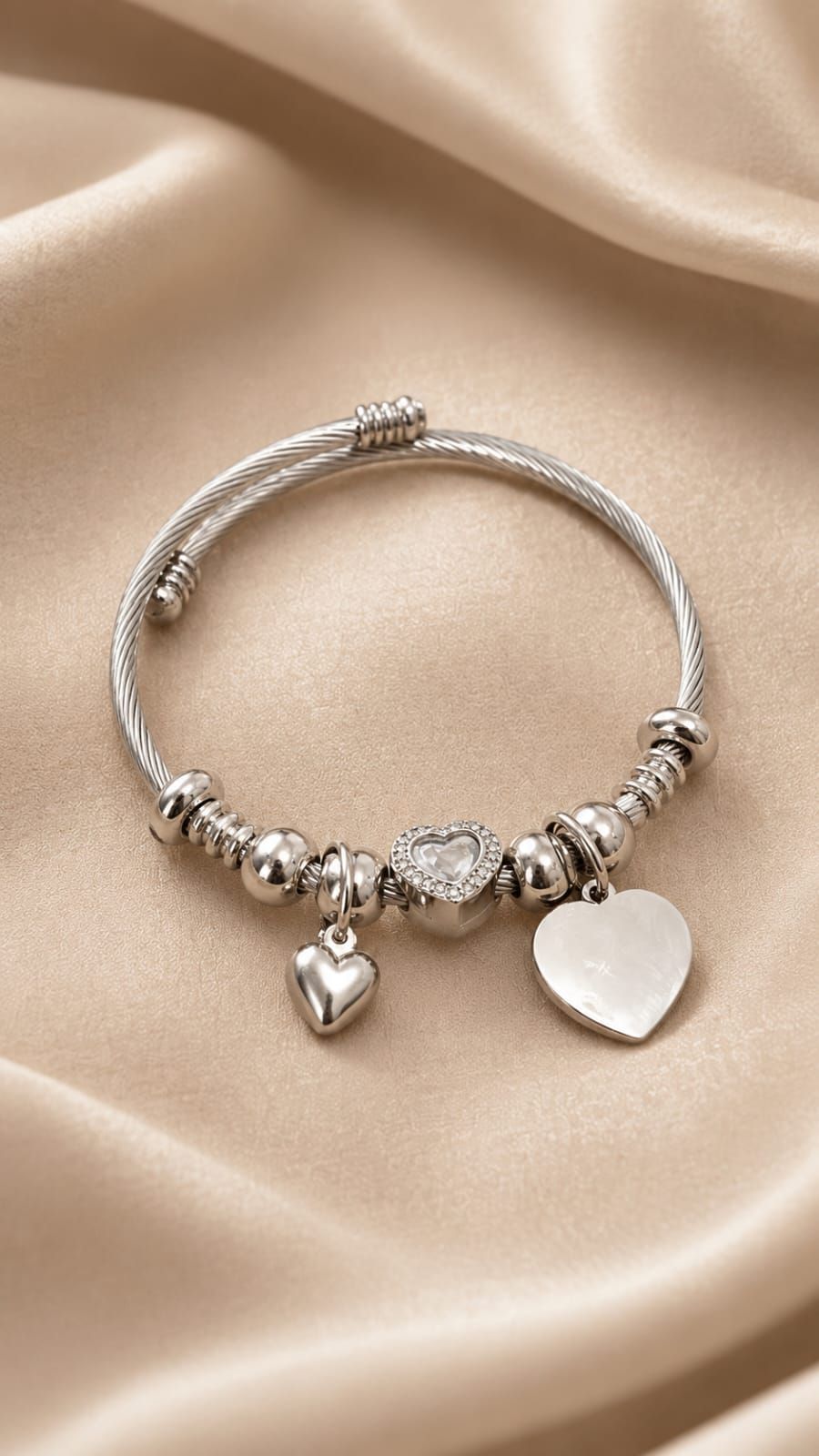 Pulseira aço inox banho Premium