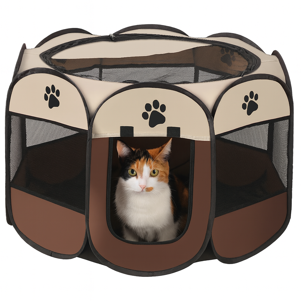 Cercado Dobrável Extra Grande Para Cães Gatos Portátil 
