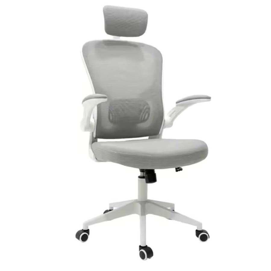 Cadeira De Escritório Brin7 Ergonômica  Mesh Ajuste  Lombar