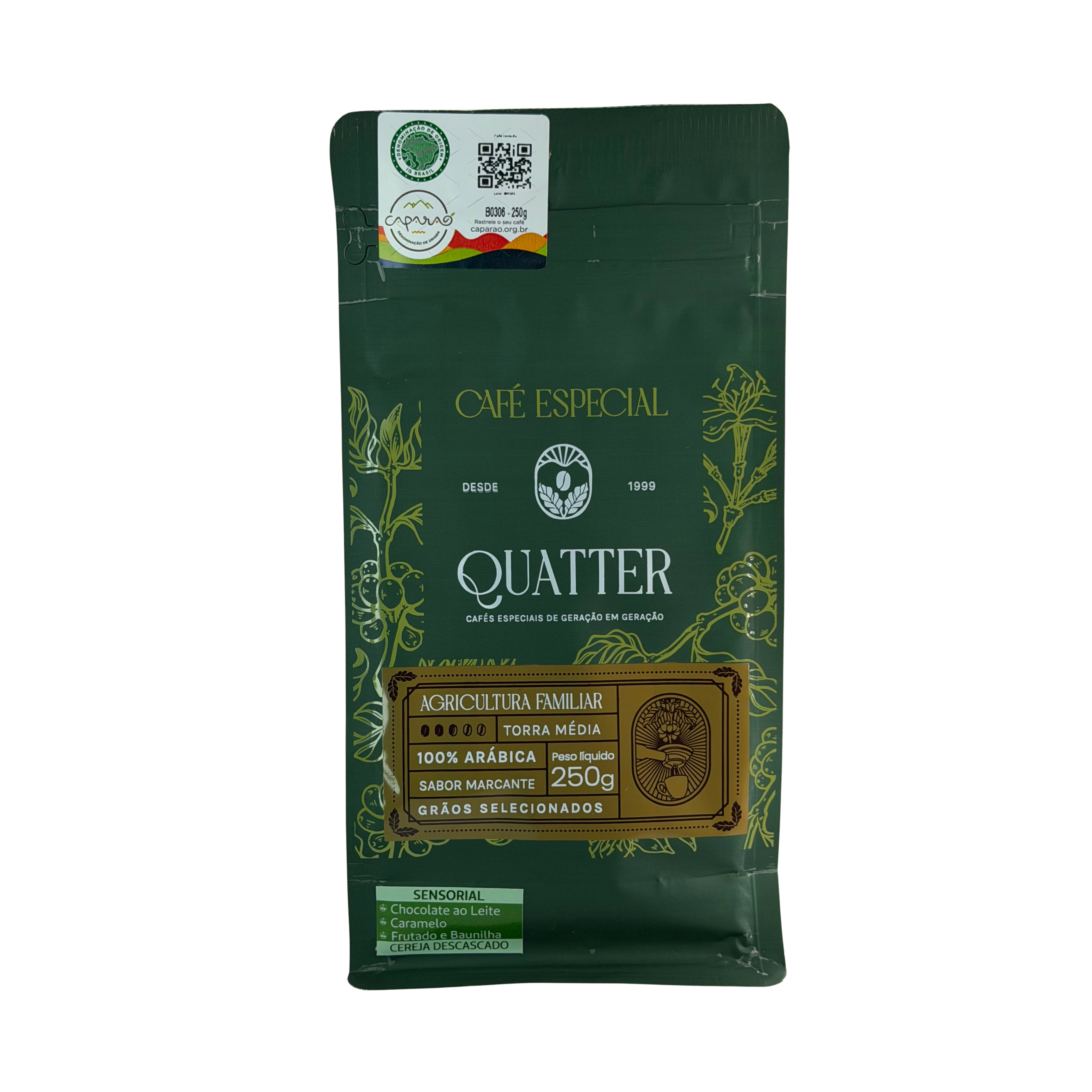 Café Especial Quatter MOÍDO 84,9 Pontos – 250G