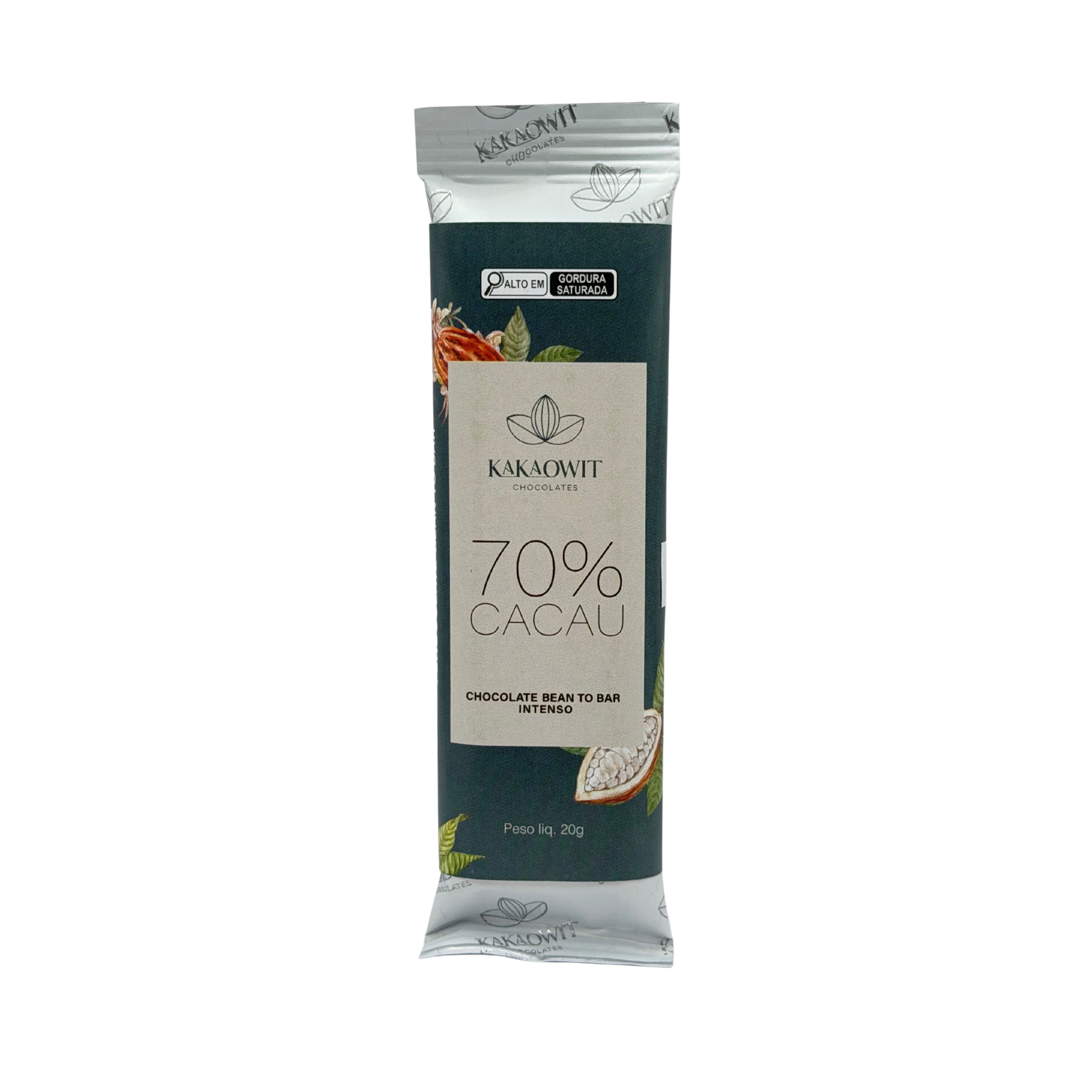 Chocolate Bean to Bar 70% Cacau Kakaowit — 20g