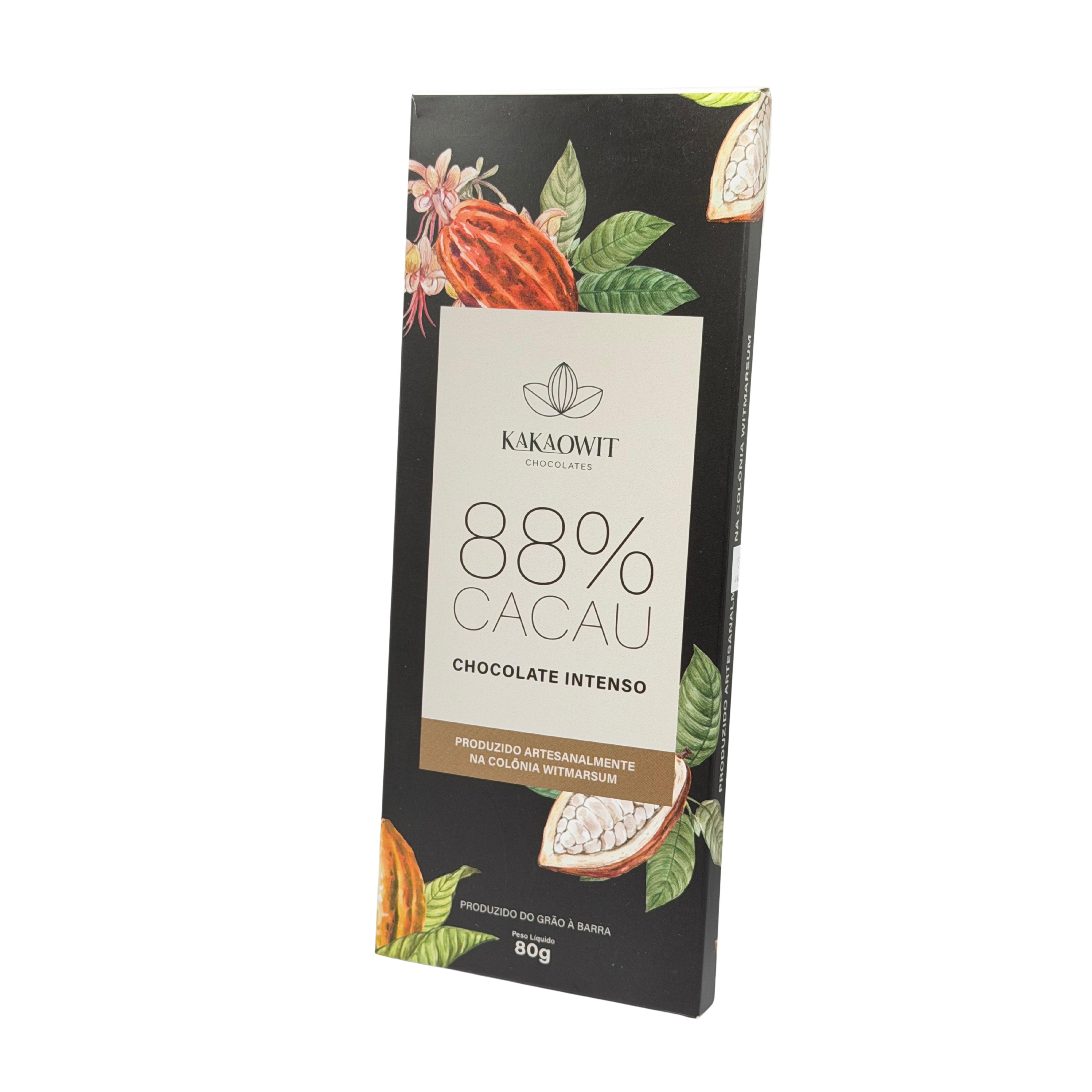 Chocolate Bean to Bar 88% Cacau Kakaowit — 80g