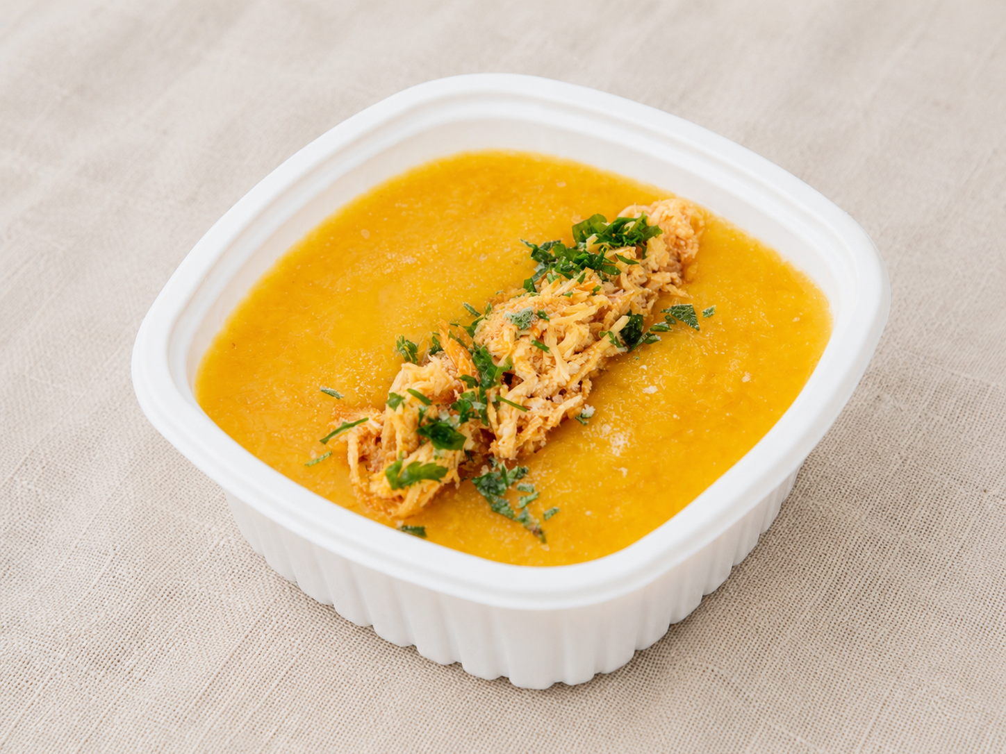 Caldo de Baroa com frango