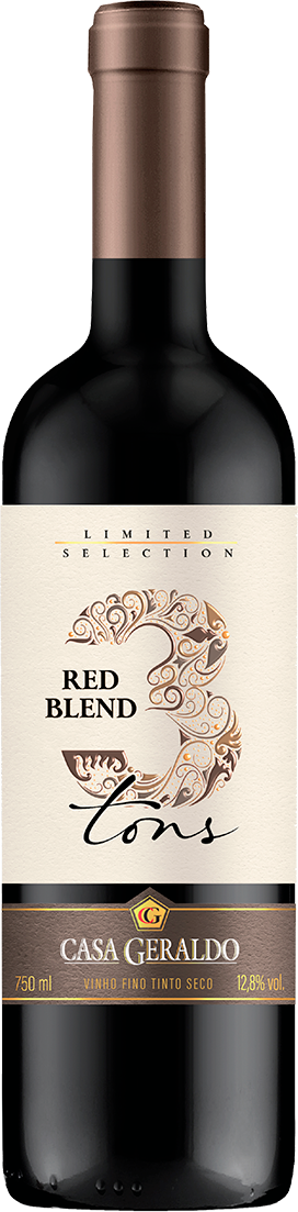 Red Blend Três Tons Seco 750ml