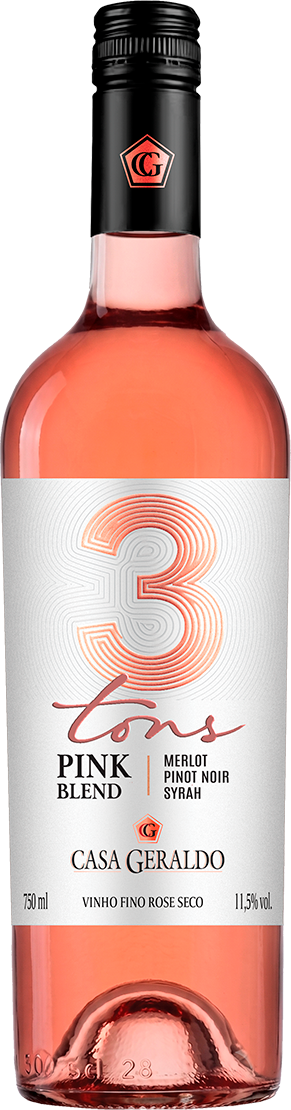 Pink Blend Rosé 3 Tons Seco 750ml