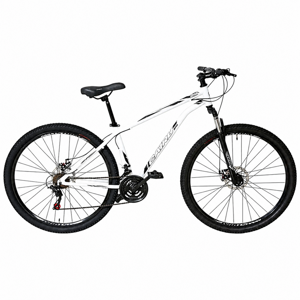 Bicicleta Aro 29 Aco Mtb Flash Masc 21V F.D Branco Ciclo Cairu