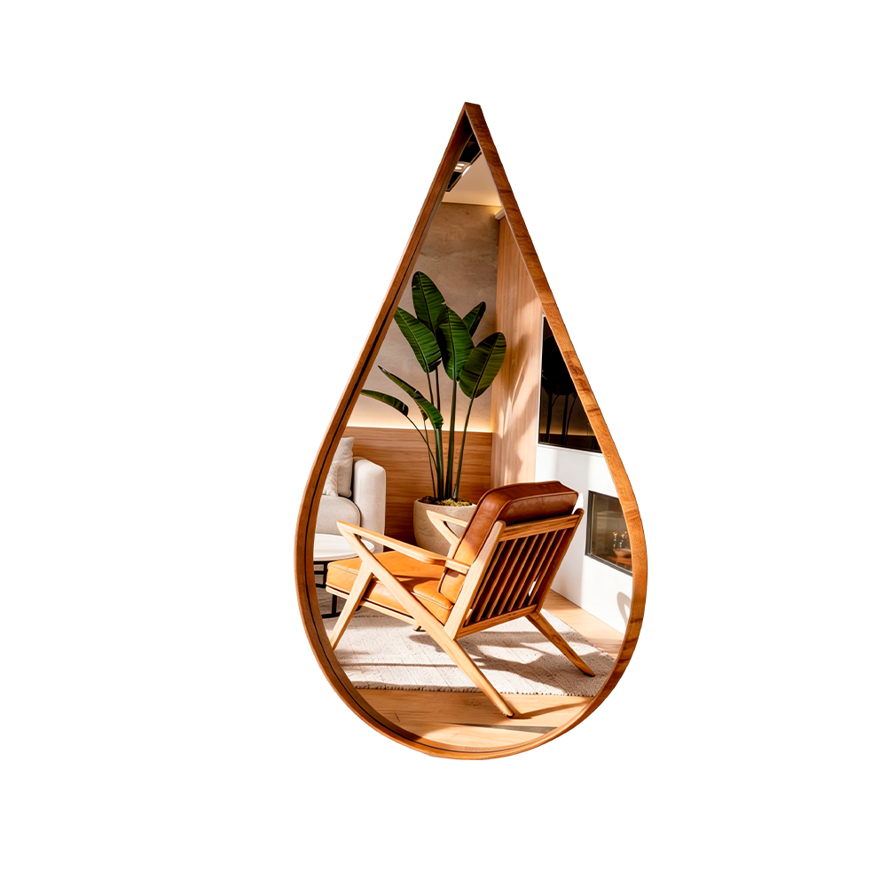 Espelho Gota M 62cm Fino Tok