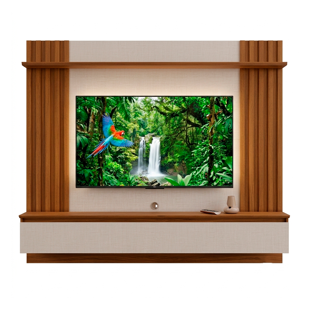 Painel NT 1365 Off White/Freijo Notável