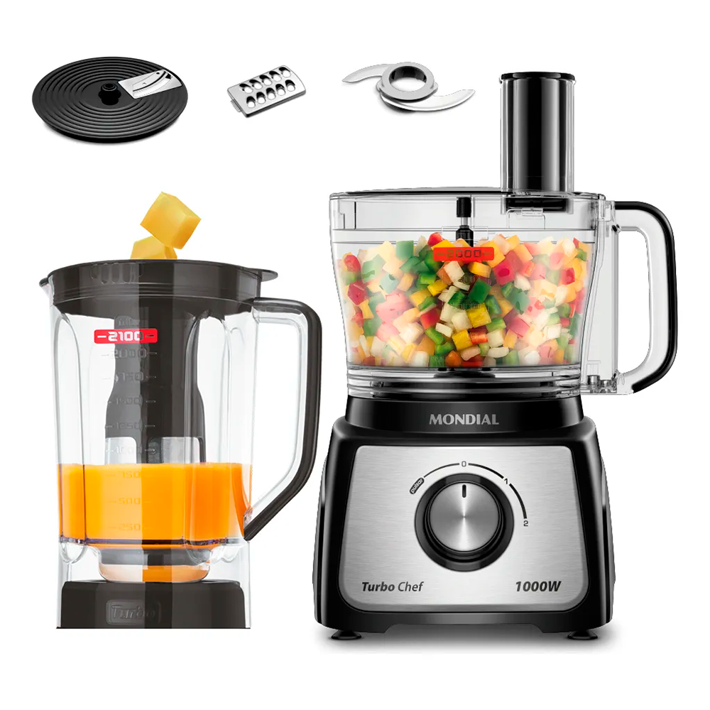 Multiprocessador 2V MPN-01 1000W Preto Mondial