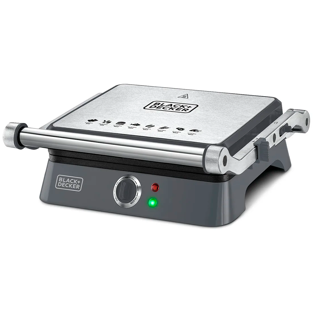 Grill Eletrico G1400-B2 com Abertura180 Black & Decker