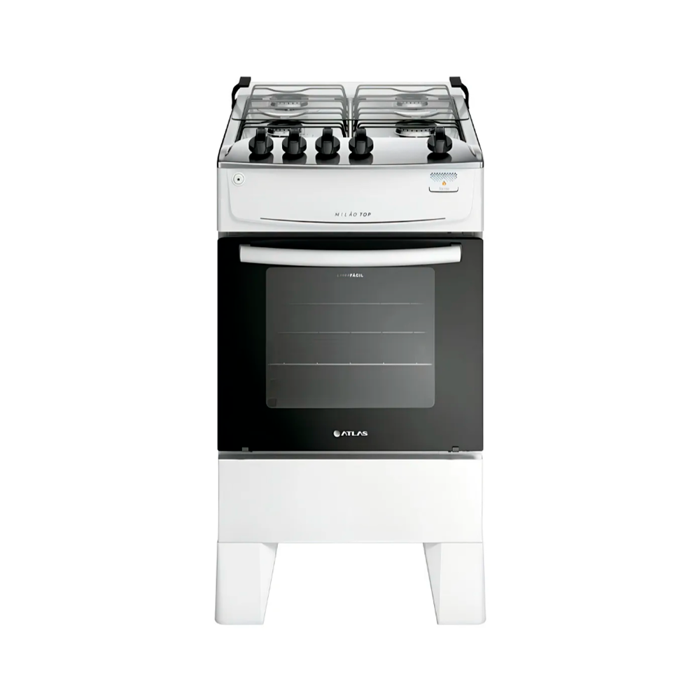 Fogão 4B Milão Top Branco Atlas
