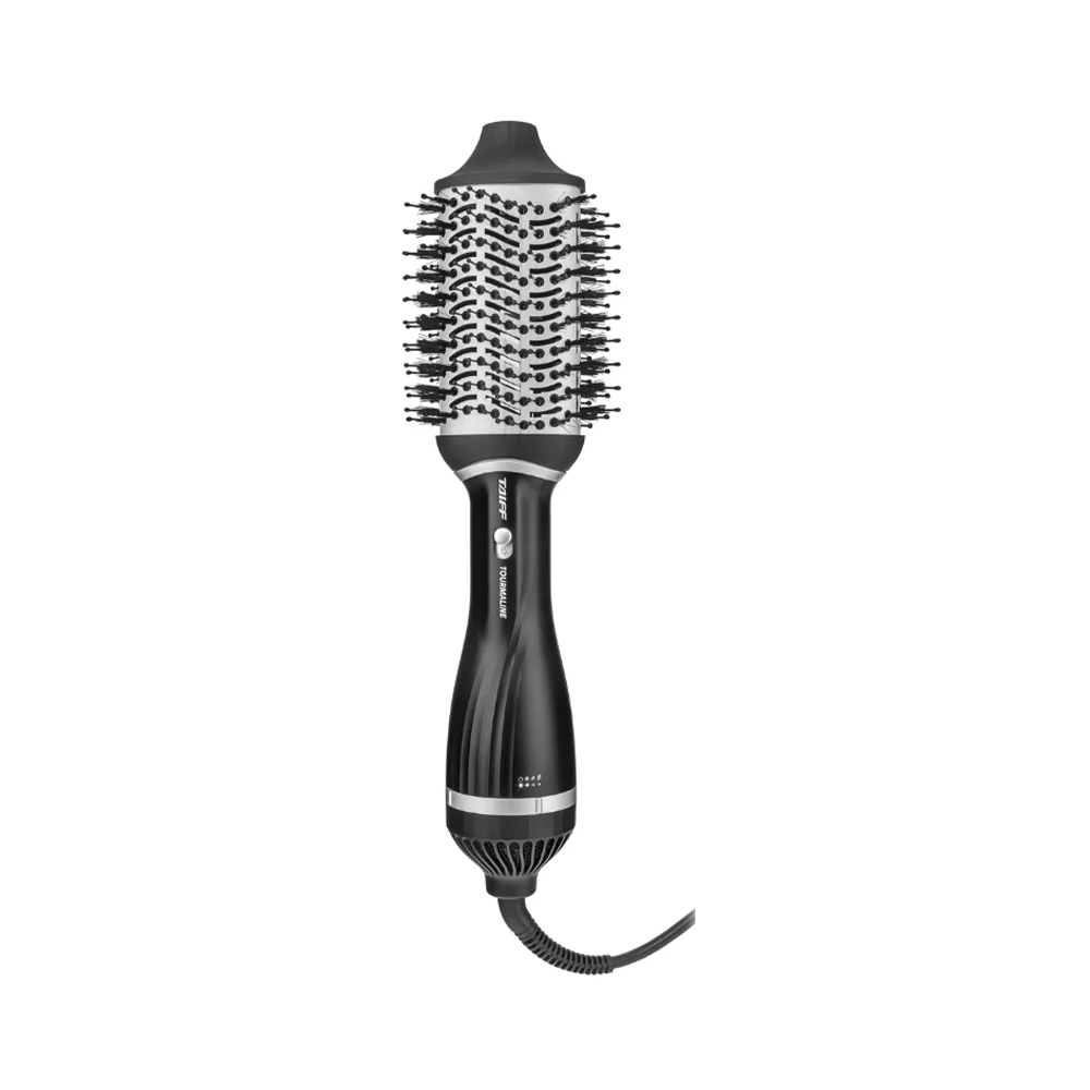 Escova Secadora Oval Tourmaline 1200w Preto/Cinza Taiff