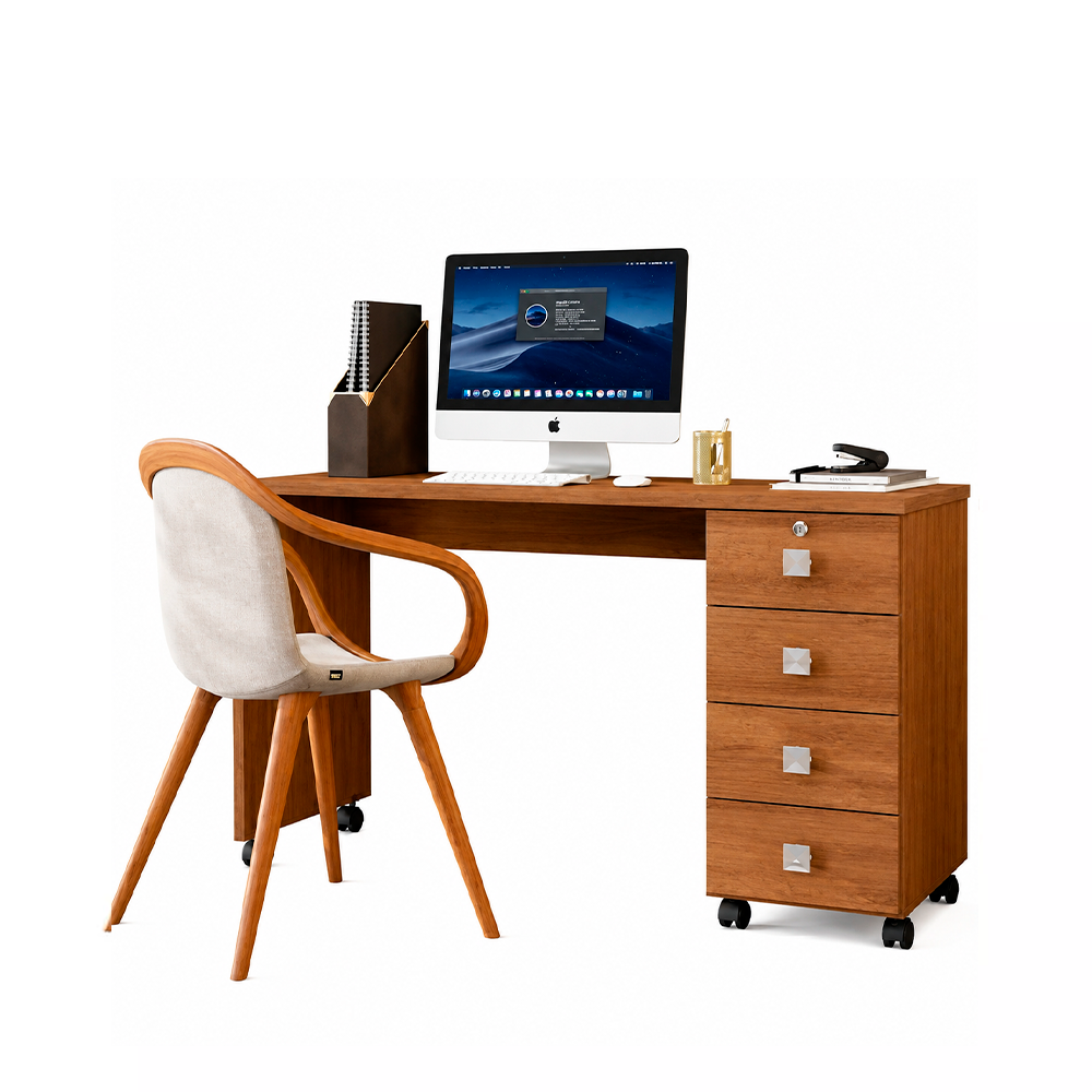 Mesa de Computador DUBAI amendoa toque BP Lukaliam