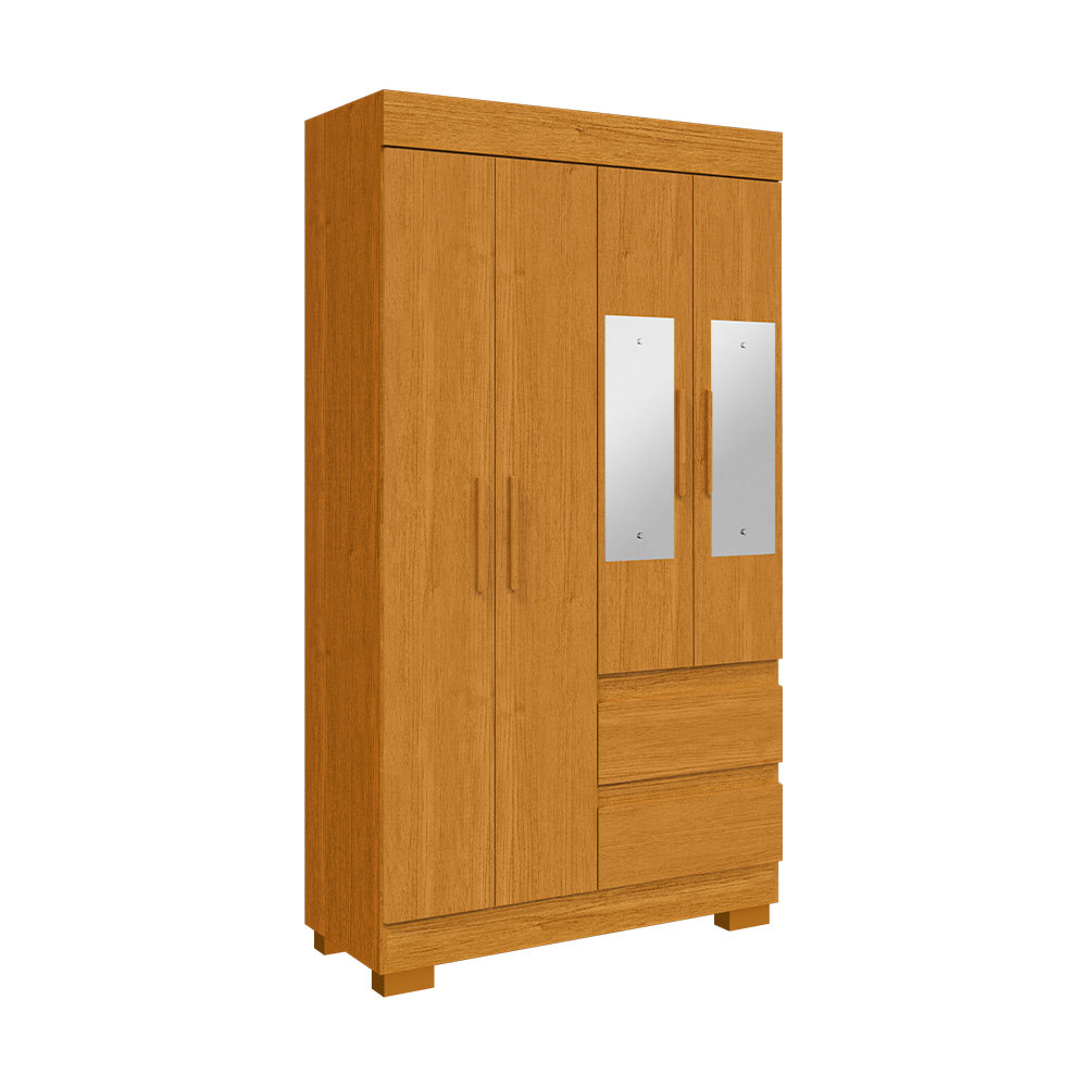 Roupeiro Maya 4P MDP Cinamomo ACP Moveis