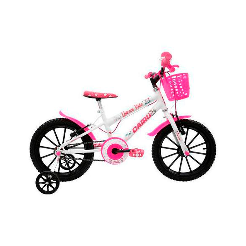 Bicicleta Aro 16 Mtb Abs Branco/Pink Ciclo Cairu