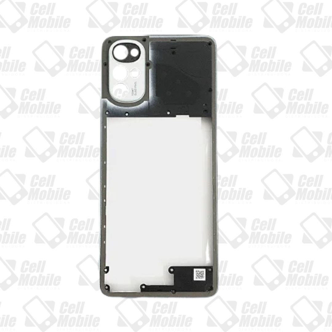 MOLDURA ARO MOTOROLA MOTO G22 PRATA SEM LENTE