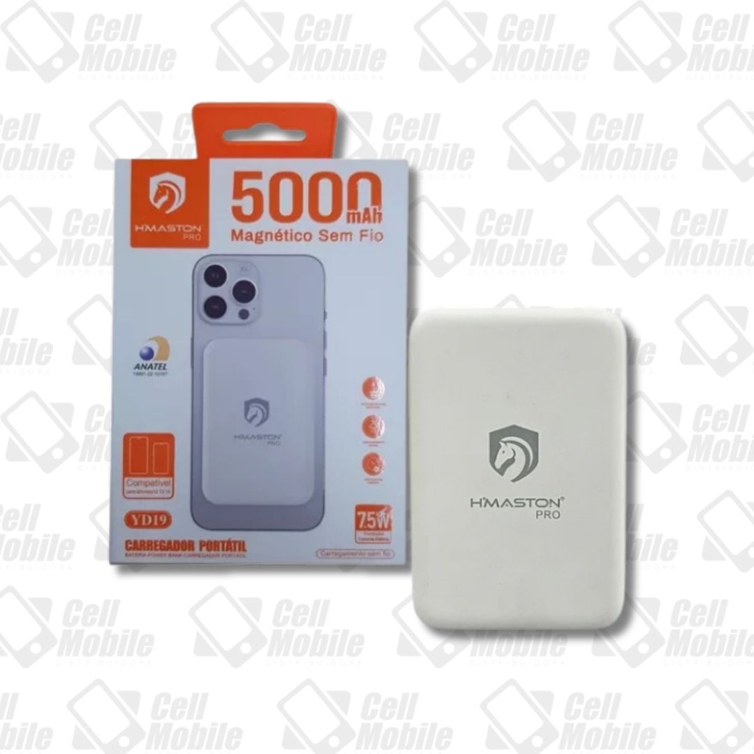 CARREGADOR PORTATIL MAGN�TICO HMASTON YD19 5000MAH