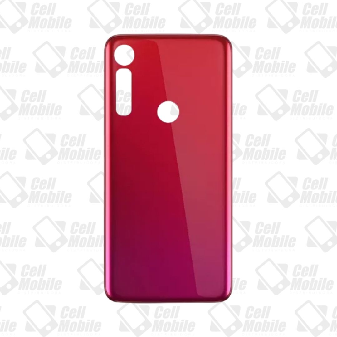 TAMPA MOTOROLA MOTO G8 PLAY VERMELHO C/ ROSA