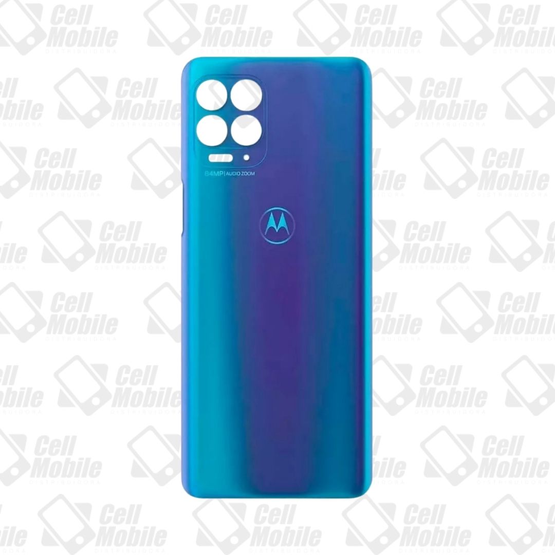 TAMPA MOTOROLA MOTO G100 AZUL CLARO SEM LENTE