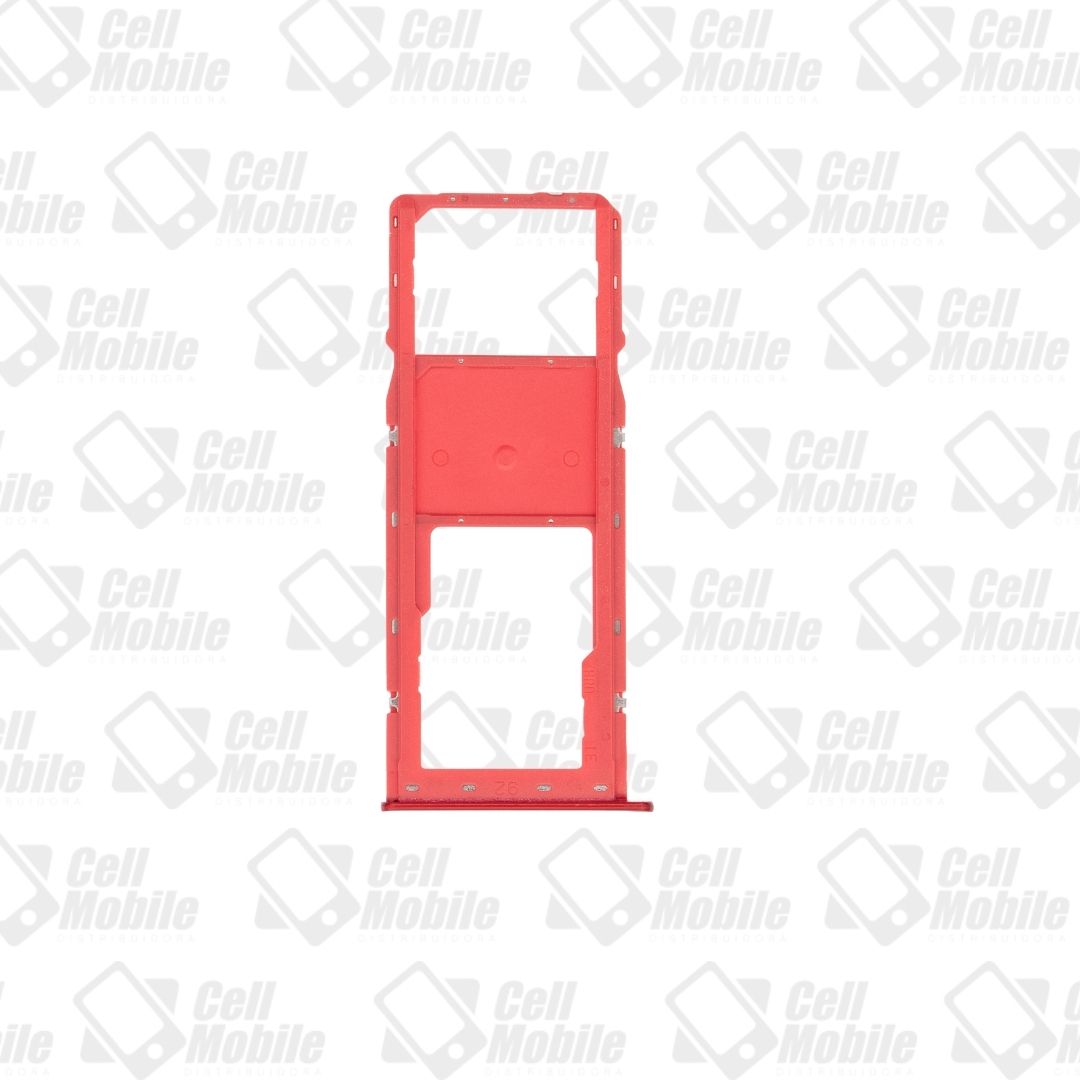 GAVETA CHIP SAMSUNG A20S VERMELHO