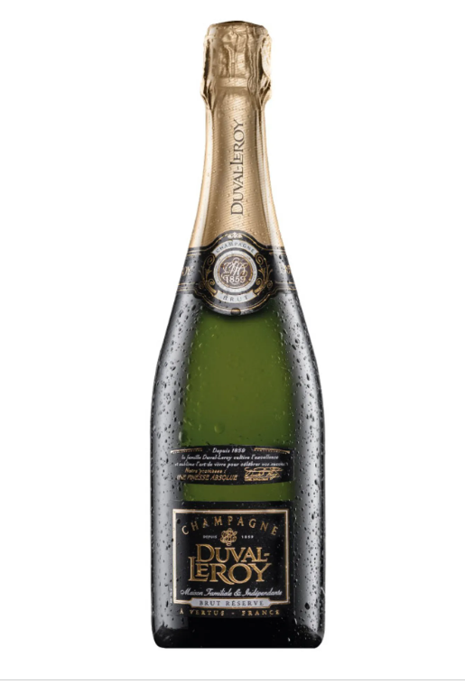 V FR DUVAL LEROY, CHAMPAGNE BRUT RESERVE NV MEIA-GARRAFA